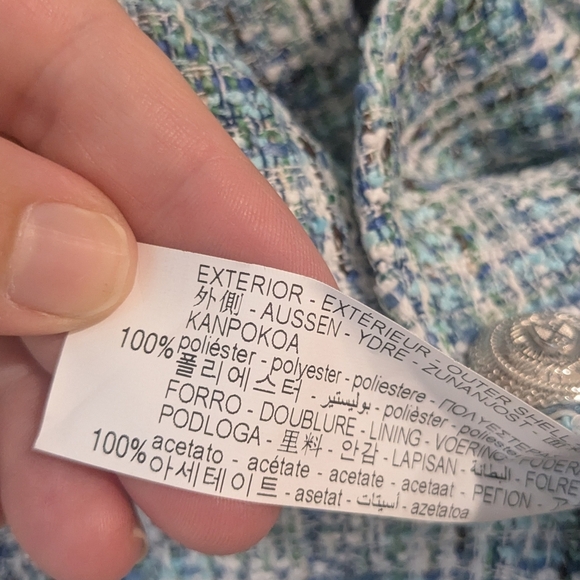 Zara *Bloggers Favorite* Tweed Double Breasted Blazer - Picture 7 of 8